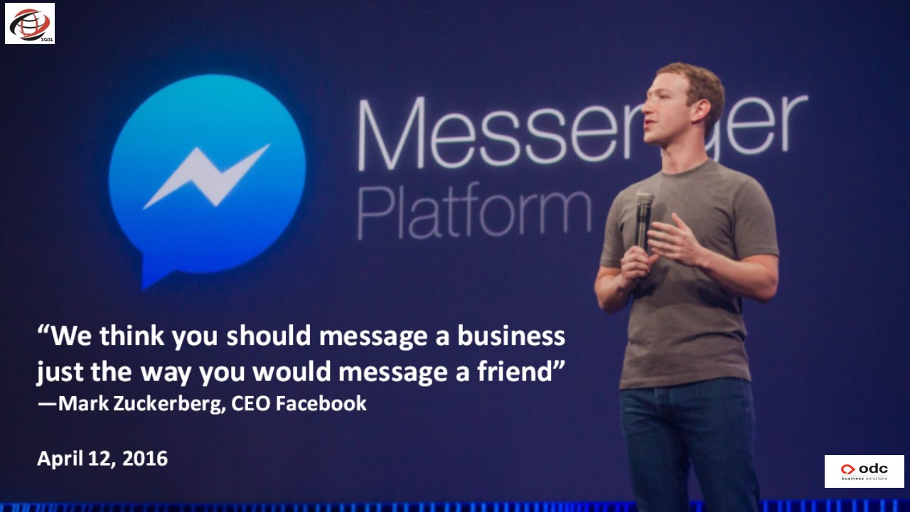 Facebook boss CHATBOTS